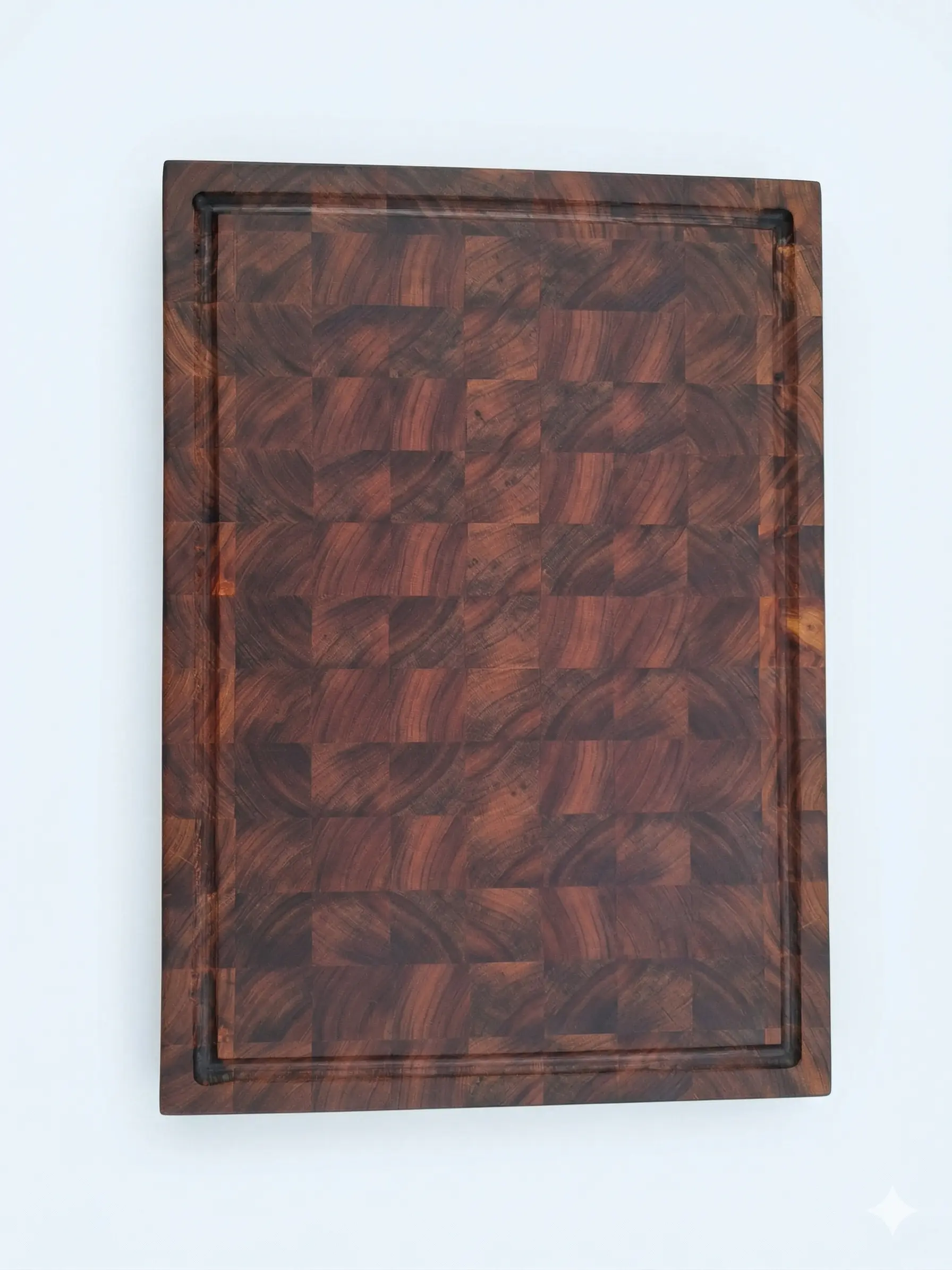 Blackwood end grain butchers block / cutting board - large.